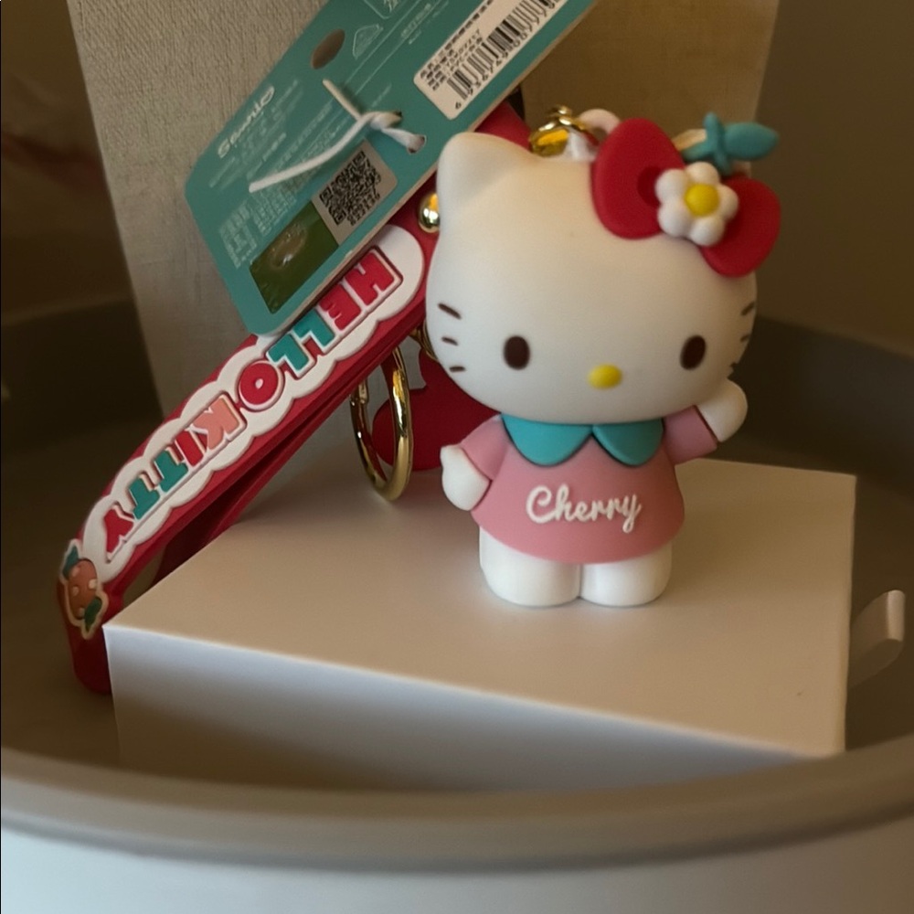 Hello Kitty Cherry Keychain